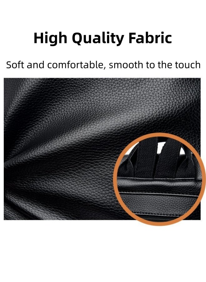 Girls Large Capacity Backpack, Student Tassel Decorated School Bag Back Bag Laptop Bag, PU Leather Shopping Bag Tourist Bag Book Bag for Women/Ladies/Kids/Children/Teenager/College Students/Youth