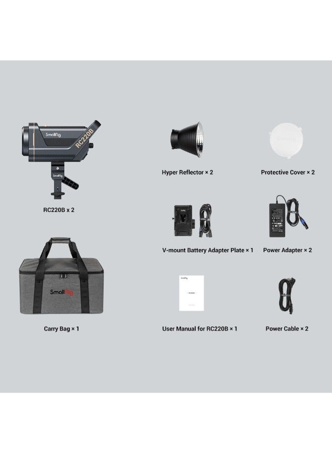 SmallRig RC220B 2 COB Light Kit