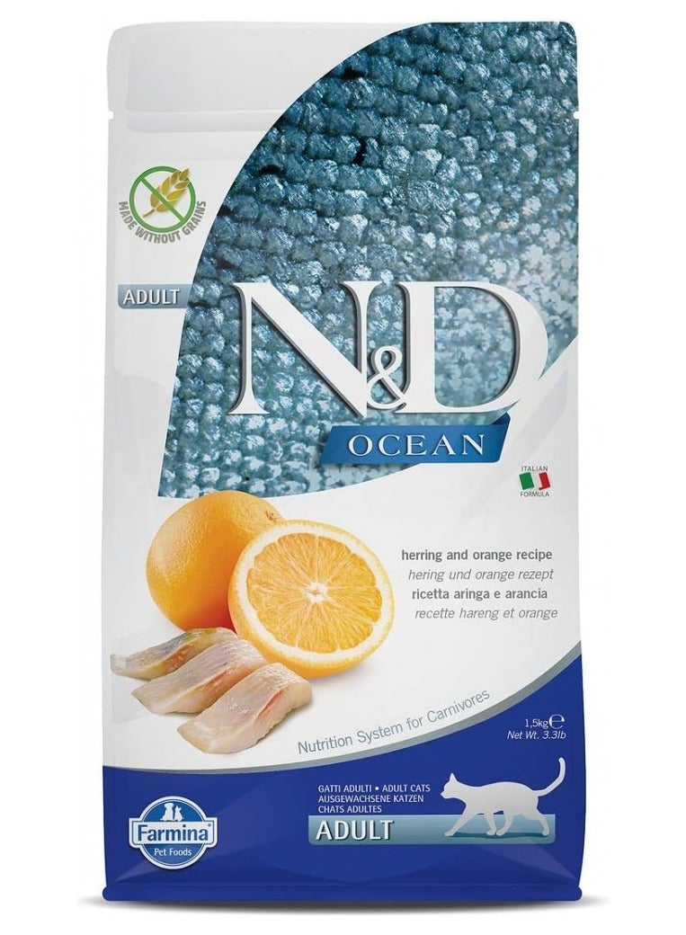 Farmina Ocean Cat Herring & Orange Adult 1.5Kg