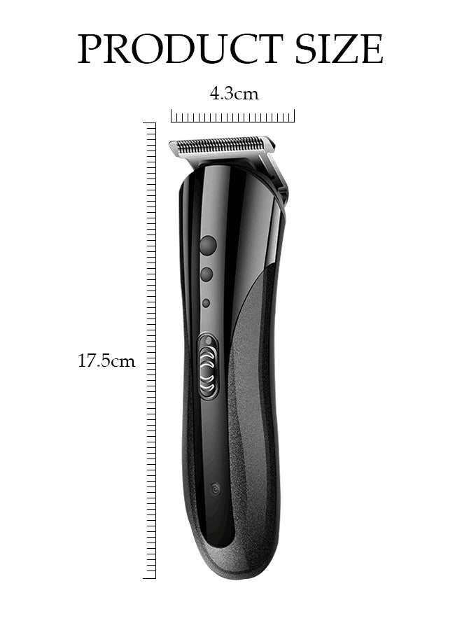Hair Clippers Portable Electric Shaver Powerful Storm Nose Hair Trimmer for Men with 3 Replacement Headers and 4 Positioning Combs, Multifunctional Electric Razor, USB Hair Trimmer Set for Travel