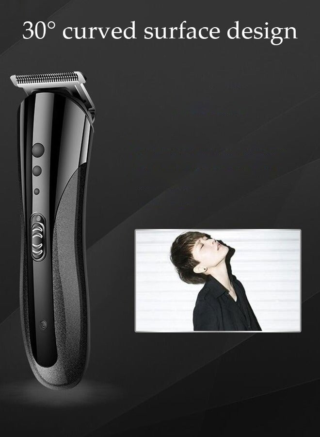 Hair Clippers Portable Electric Shaver Powerful Storm Nose Hair Trimmer for Men with 3 Replacement Headers and 4 Positioning Combs, Multifunctional Electric Razor, USB Hair Trimmer Set for Travel