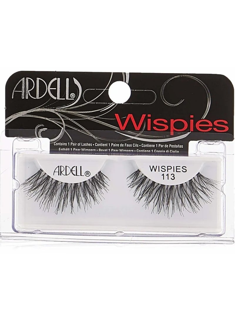 Natural Lashes, 113 Black, 1 Pair