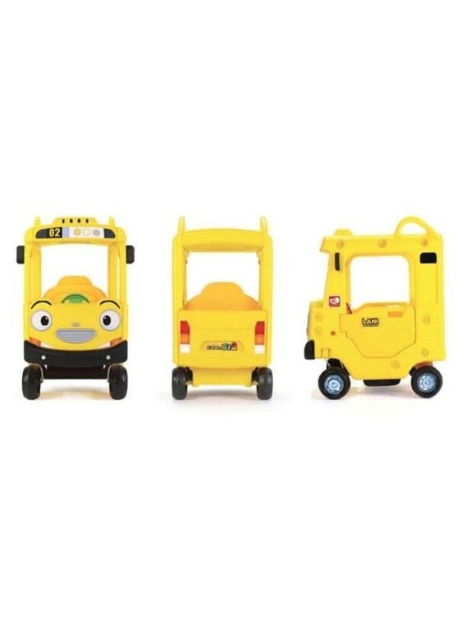 Yellow School Bus Roof Car
