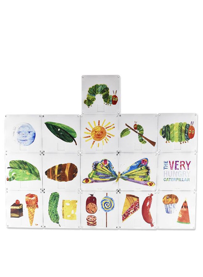 The Very Hungry Caterpillar, 16 Pieces| Magna-tiles By Eric Crale, Connect With Magnets, Kids Building Toys, For Ages 3+