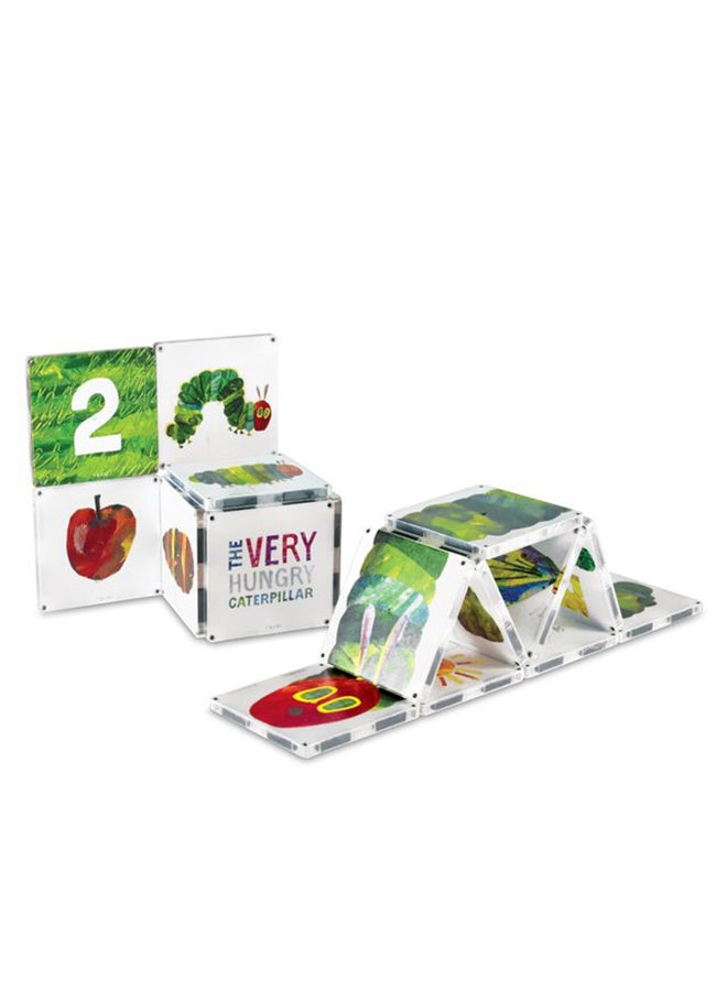 The Very Hungry Caterpillar, 16 Pieces| Magna-tiles By Eric Crale, Connect With Magnets, Kids Building Toys, For Ages 3+