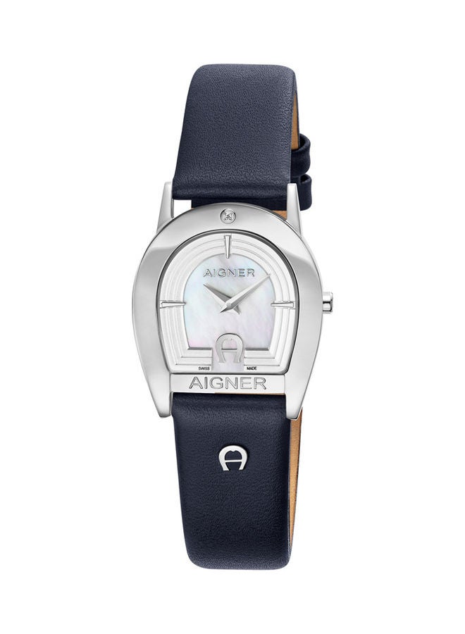 Women's Analog Asymmetrical Shape Leather Wrist Watch ARWLA0000501 - 30 Mm