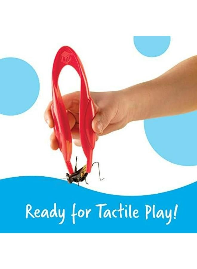 Learning Resources Primary Science Jumbo Tweezers (Set Of 12), Develops Fine Motor Skills, Brightly Colored, Ergonomic Grip, Ideal For Young Learners, Ages 5+