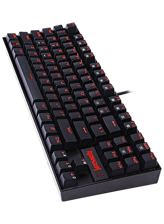 Redragon K552 KUMARA Mechanical Gaming Keyboard Blue Switches (Black RED LED Backlit)