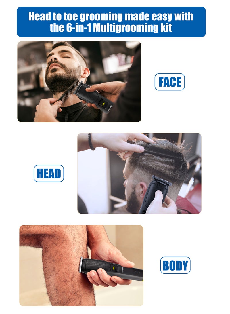 Rechargeable Hair Clipper With Sharp Stainless Steel Cutter Blade Charging Indicator Light And Type C USB Cable For Charging Cordless Hair Clipper With USB Cable Mens Grooming Kit  SHC-1057 Black