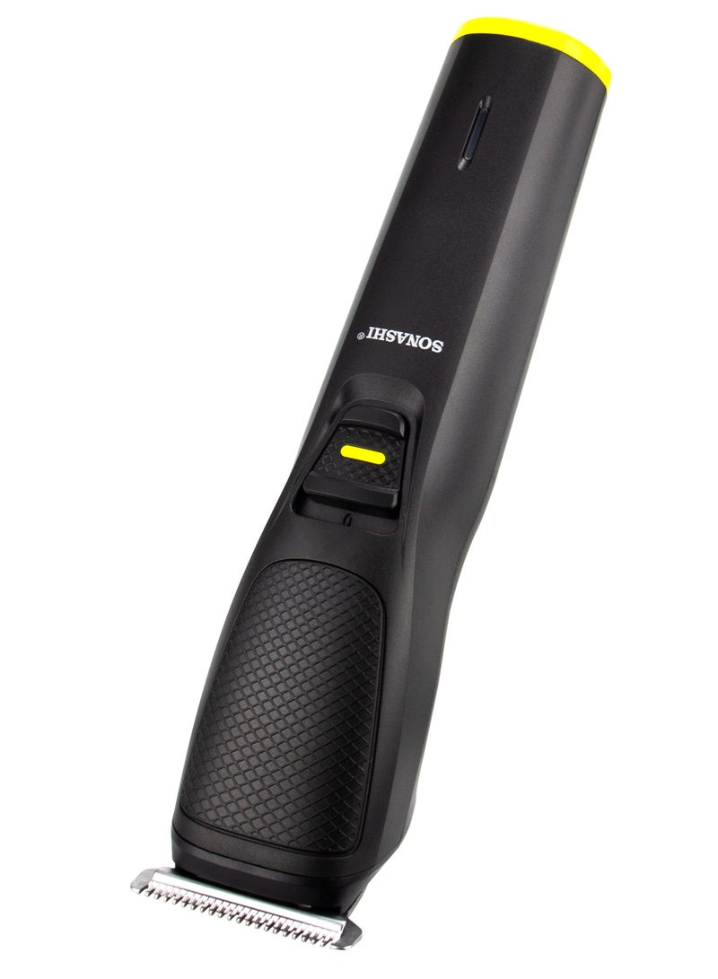 Rechargeable Hair Clipper With Sharp Stainless Steel Cutter Blade Charging Indicator Light And Type C USB Cable For Charging Cordless Hair Clipper With USB Cable Mens Grooming Kit  SHC-1057 Black