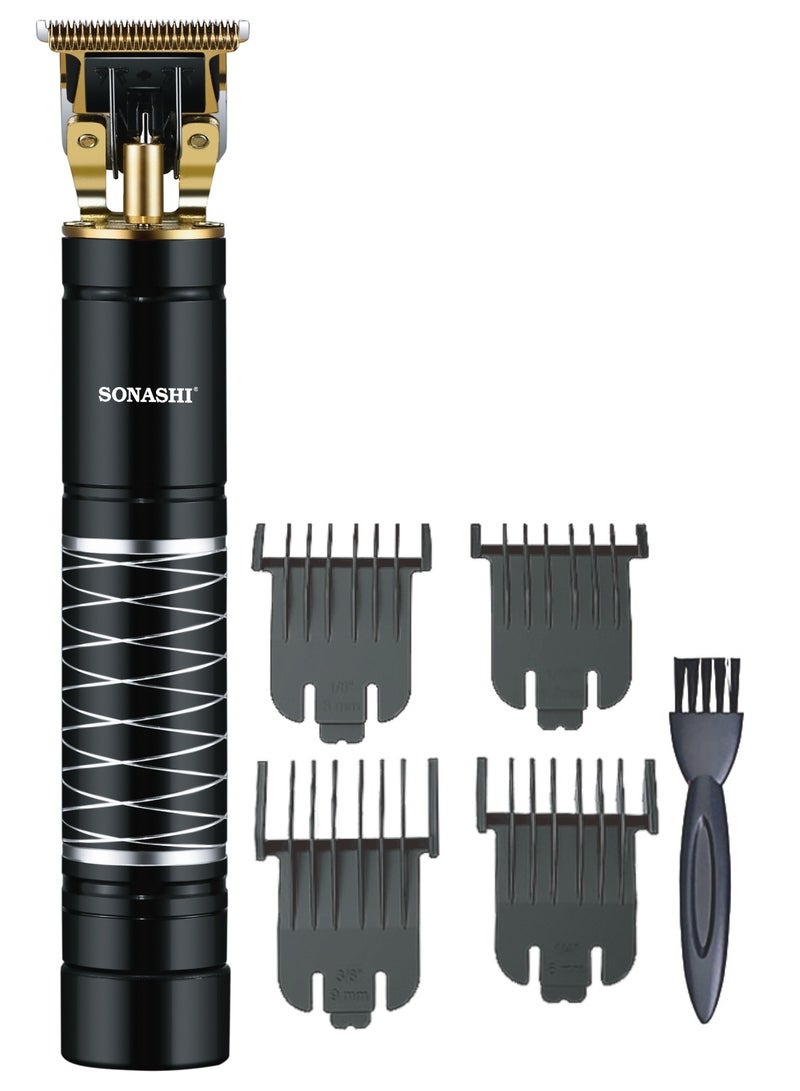 Rechargeable Professional Hair Clipper With HighCapacity Battery And Fast Charging Continuous Working Time 25 Hours With Cordless For Men  SHC-1058 Black