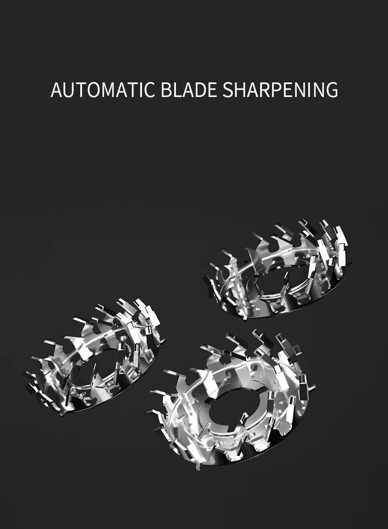 ENCHEN Blackstone Electrical Rotary Shaver for Men 3D Floating Blade Washable Type-C USB Rechargeable Shaving Beard Machine