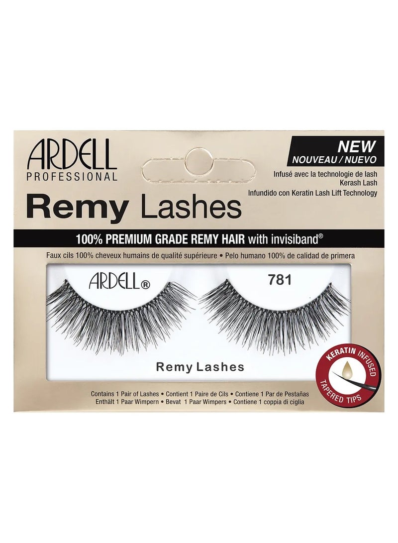 Remy Lashes, 781 Black , 1 Pair