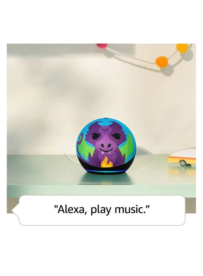 Echo Dot Kids supports Alexa a new design an account equipped with a parental control system in the form of a fifth generation owl a recent version