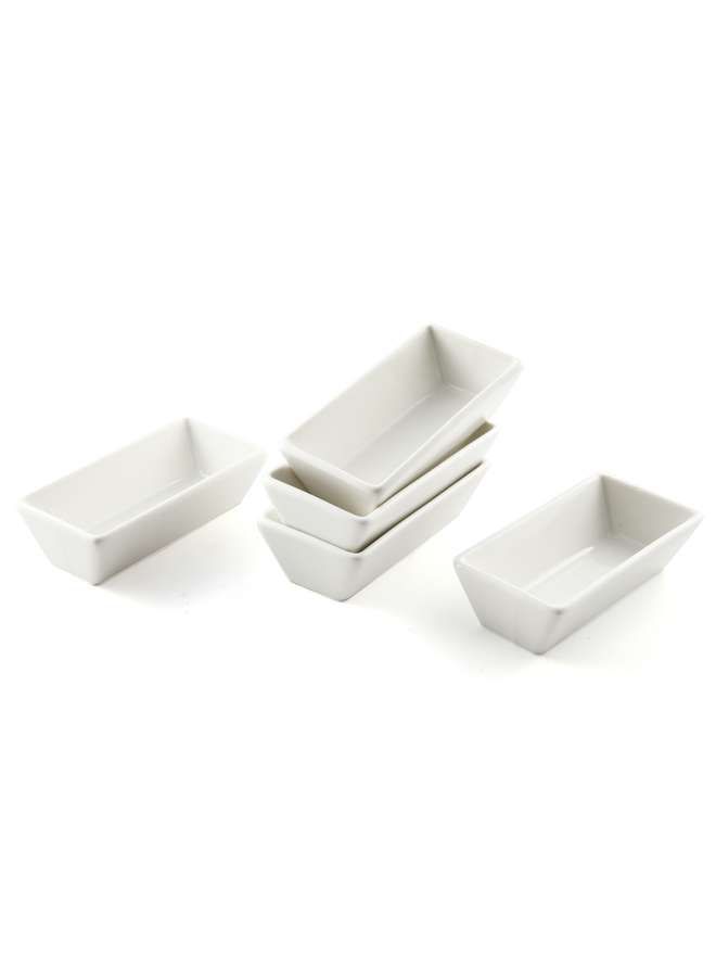 Ivory Porcelain Rectangular Dish 10x55x3 cm