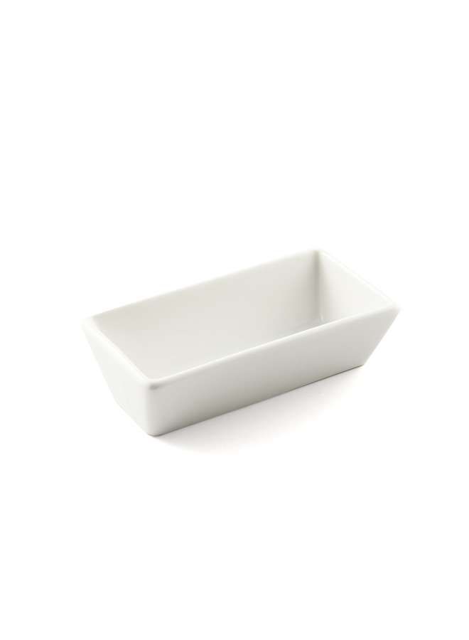 Ivory Porcelain Rectangular Dish 10x55x3 cm