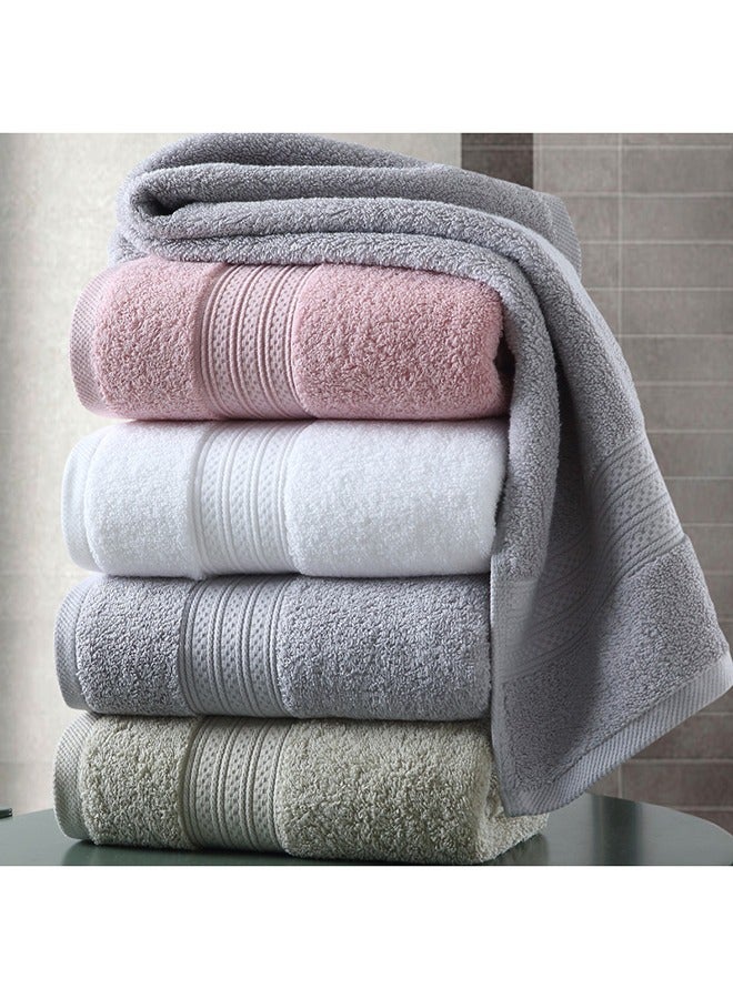 4-Piece Towel Set, Green Cotton Luxury Plush Towels, 2 Square Towel, 1 Washcloths, 1 Bath Towel - Highly Absorbent, Quick Dry,Premium Quality Towel Hand Set for Bathroom