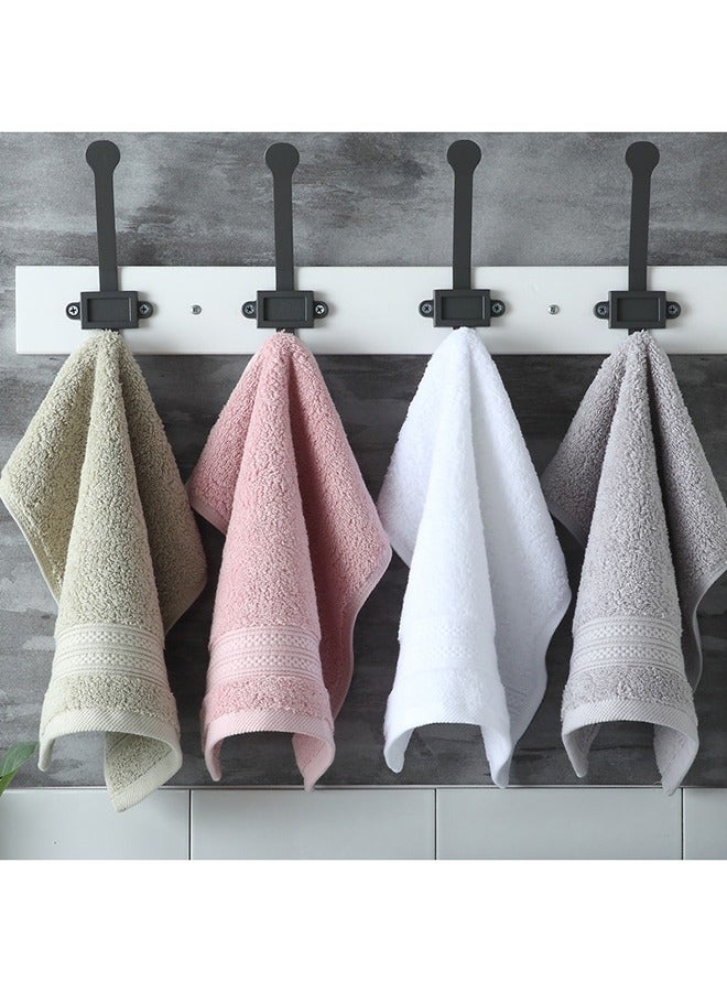4-Piece Towel Set, Green Cotton Luxury Plush Towels, 2 Square Towel, 1 Washcloths, 1 Bath Towel - Highly Absorbent, Quick Dry,Premium Quality Towel Hand Set for Bathroom