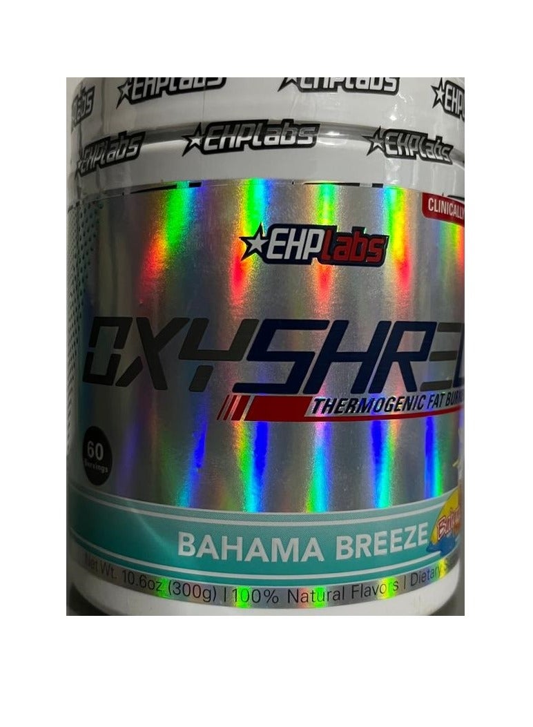 Oxyshred Thermogenic Fat Burner Bahama Breeze 60 Servings 300g