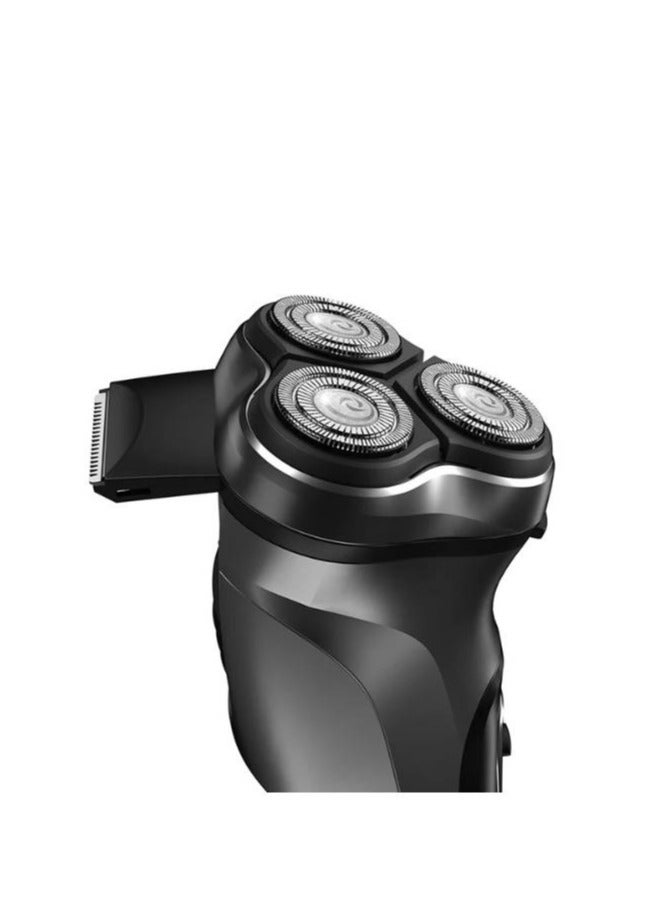 Blackstone-C Electric Shaver, 3D Floating Head, 5W Power, Rechargeable Rotary Razor, USB Type-C Charging