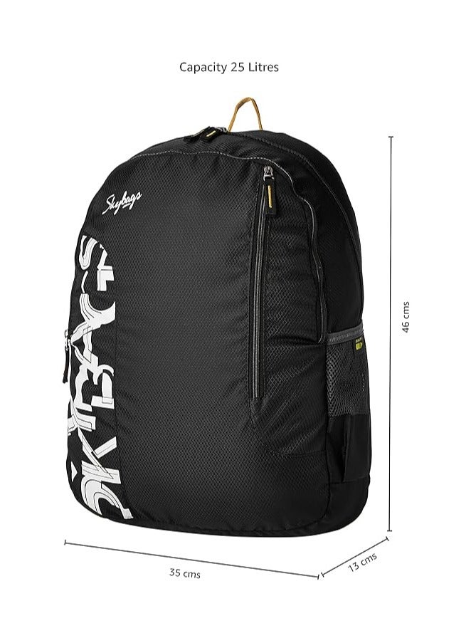 Skybags Casual Backpack 28L, 2 Main Compartments, Bottle Pocket, Front Pocket, Padded Shoulder Strap