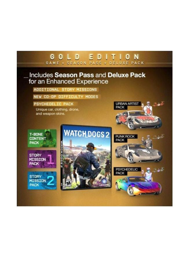 Watch Dogs 2 Gold Edition - PlayStation 4 - Adventure - PlayStation 4 (PS4)