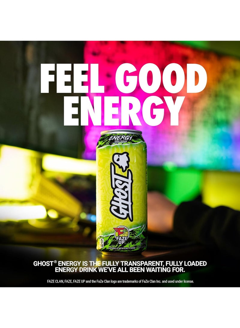 Ghost Energy Drink Faze Up Flavor 473ml Pack of 12