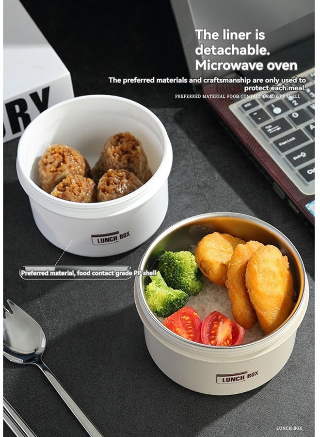 Stainless Steel Lunch Box Set 3 Pcs With Thermal Insulated Bag