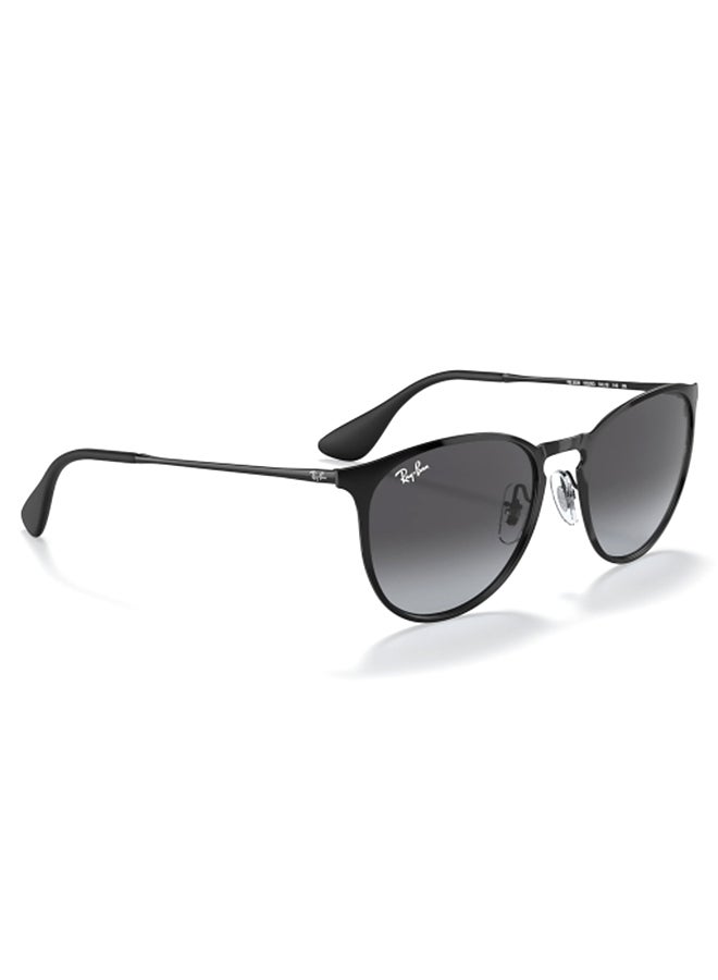 Unisex UV Protection Wayfarer Shape Metal Sunglasses RB3539 002/8G 54-19 - Lens Size: 54 Mm - Polished Black