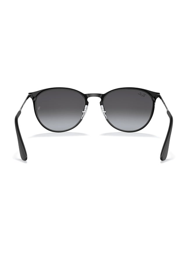 Unisex UV Protection Wayfarer Shape Metal Sunglasses RB3539 002/8G 54-19 - Lens Size: 54 Mm - Polished Black