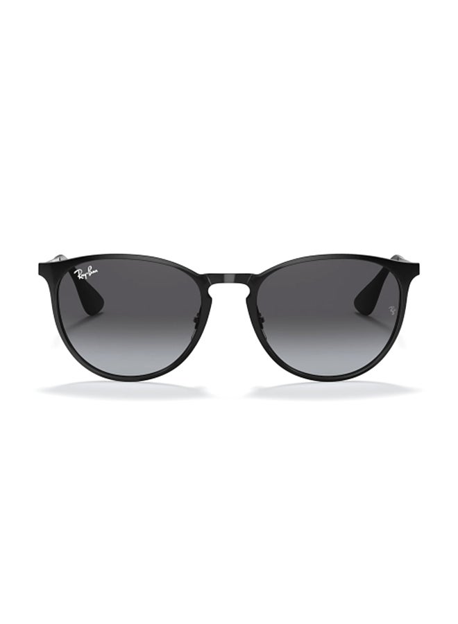 Unisex UV Protection Wayfarer Shape Metal Sunglasses RB3539 002/8G 54-19 - Lens Size: 54 Mm - Polished Black