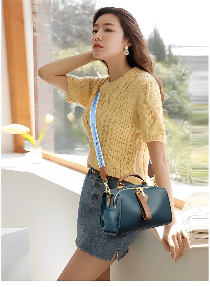 Women's Shoulder Bag Genuine Leather Top-handle Handbag Ladies Purses Tote Bag Crossbody Purse Satchel Bags