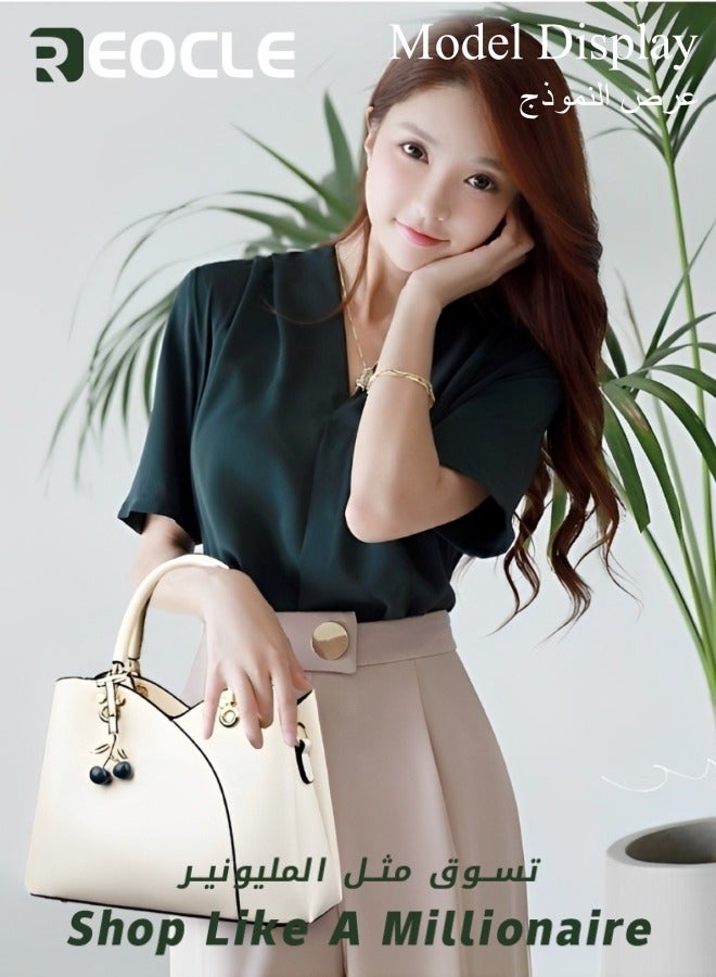 Women's Handbag Shoulder Tote Bags with Large Capacity & Adjustable Strap & Versatile Style & Premium Fabric Top Handle Satchel