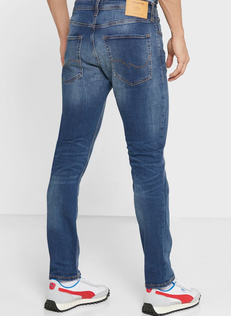 Light Wash Slim Fit Jeans