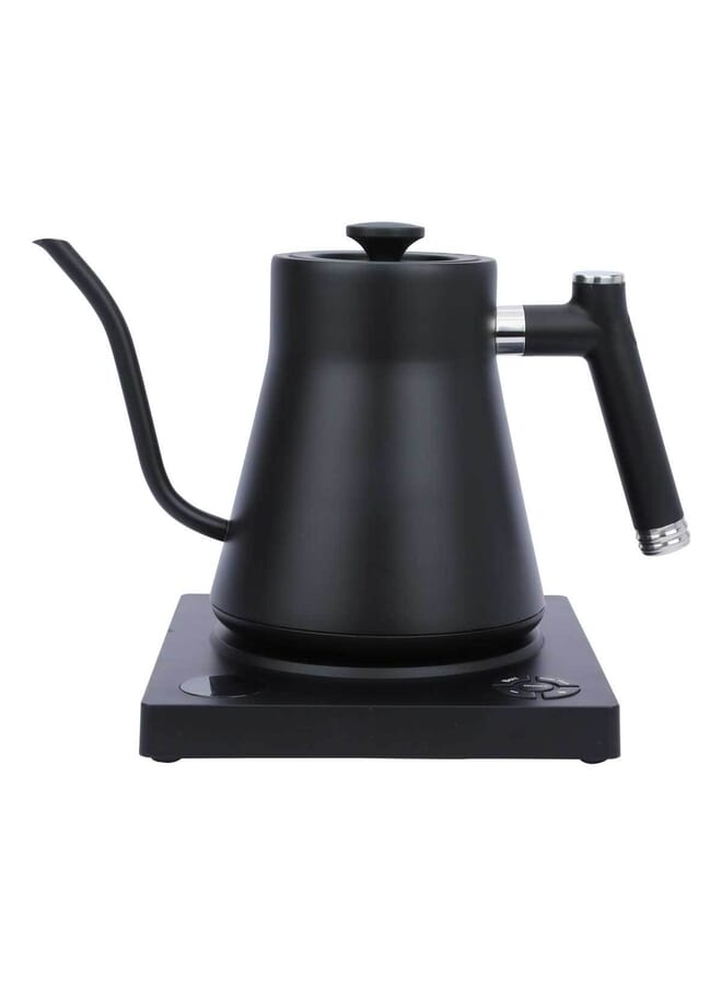 Barista Kettle Black with Nozzle Temperature Control Quick Heating Display 1L 1200W