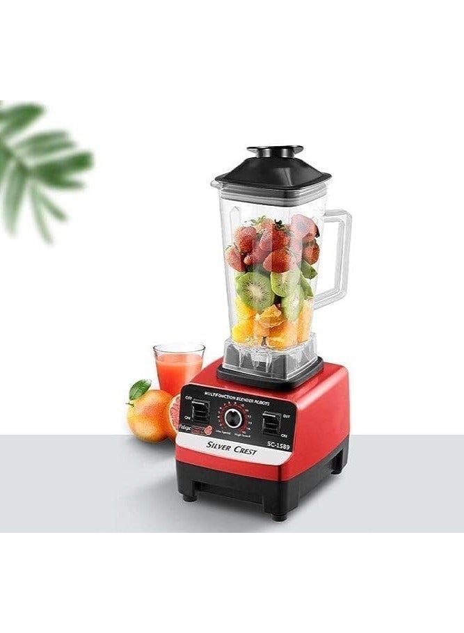 Professional 2 in 1 Blender 4500W High Power Blenders Kitchen Stainless Steel Countertop Juice Blender Perfect for Smoothies Shakes