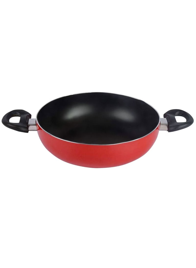 Delcasa 24 CM Aluminum Wok Pan with Nonstick Coating- DC2901