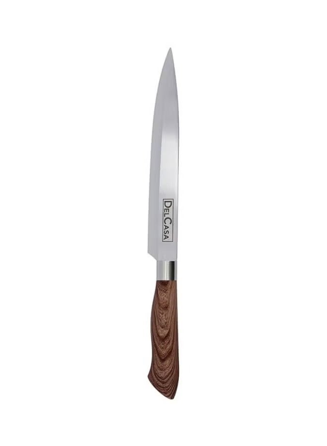 Slicer Knife Brown/Silver 8inch