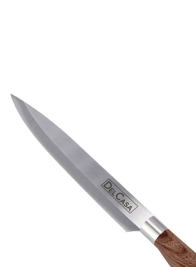 Slicer Knife Brown/Silver 8inch