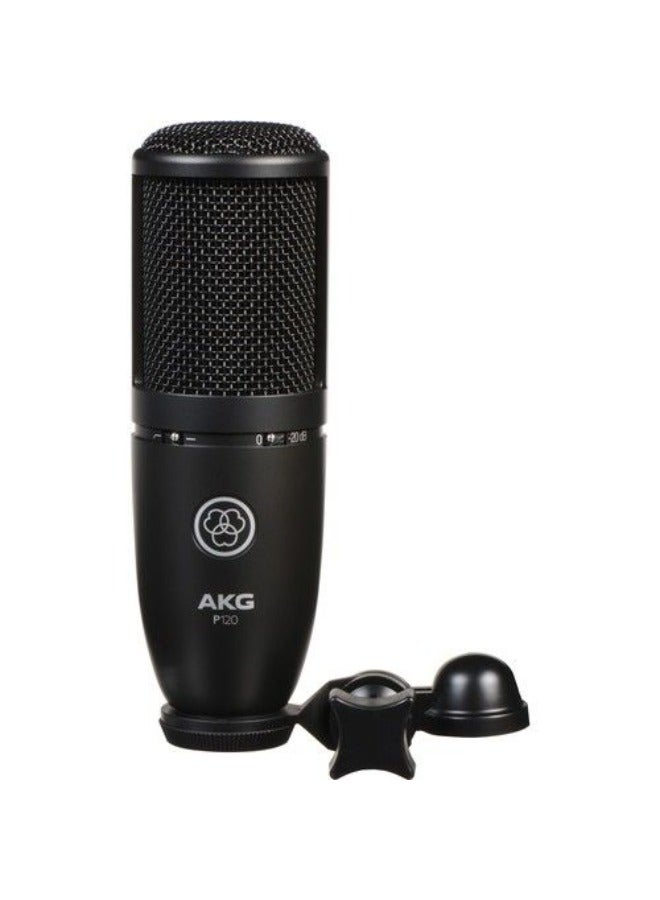 AKG P120 Cardioid Condenser Microphone (Black)