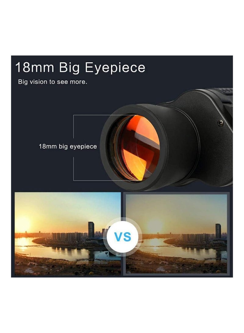 60x60 High-Power Outdoor Telescope With Night Vision And Waterproof Capabilities