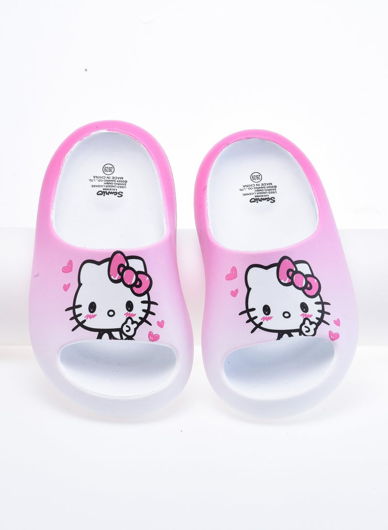 Comic Kicks by Urban Haul Hello Kitty Slides For Girls