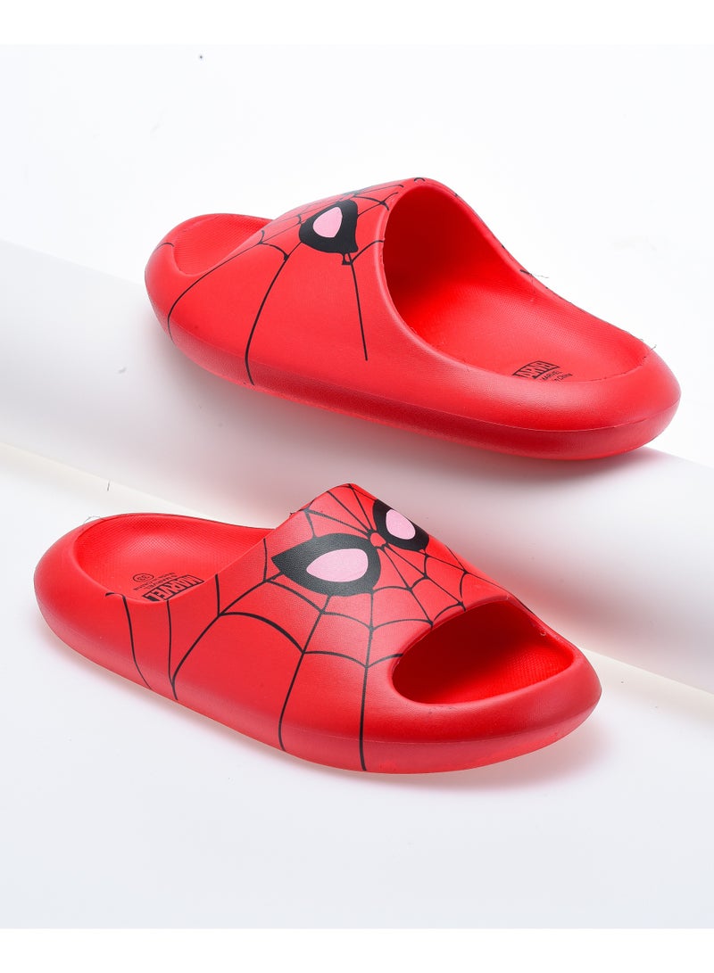 Comic Kicks by Urban Haul Marvel Spider-Man Slides For Boys