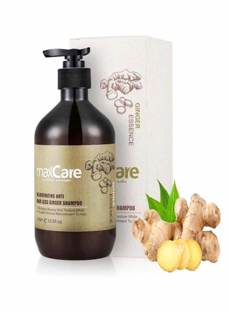 Maxcare Ginger Power 500ml Anti Hair Loss Rejuvenating Shampoo