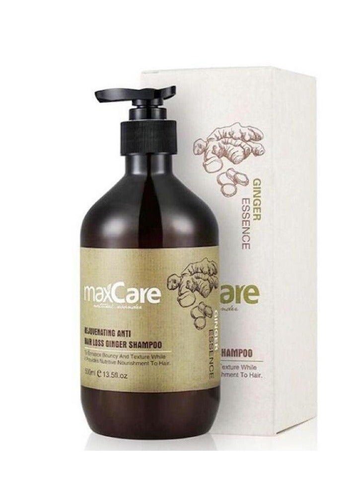 Maxcare Ginger Power 500ml Anti Hair Loss Rejuvenating Shampoo