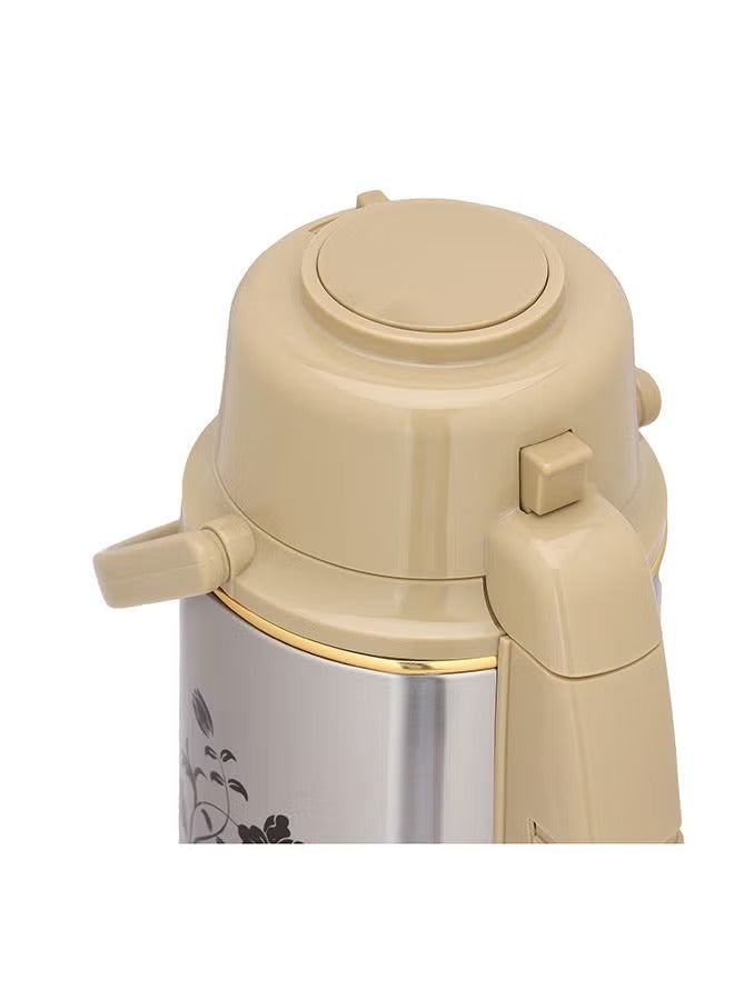 3000 ML Airport Flask with Double Wall Vacuum Insulation and Pump Mechanism-DC2343