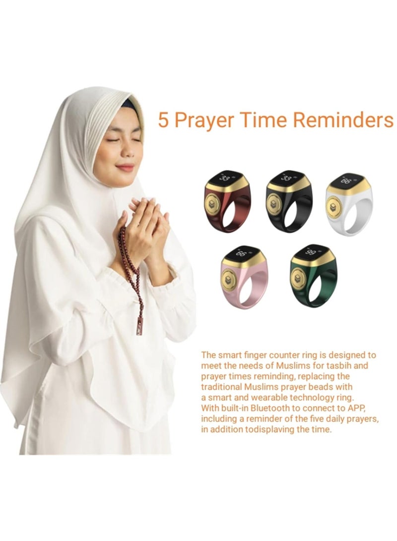 iQIBLA Smart Tasbih Zikr Ring 18mm