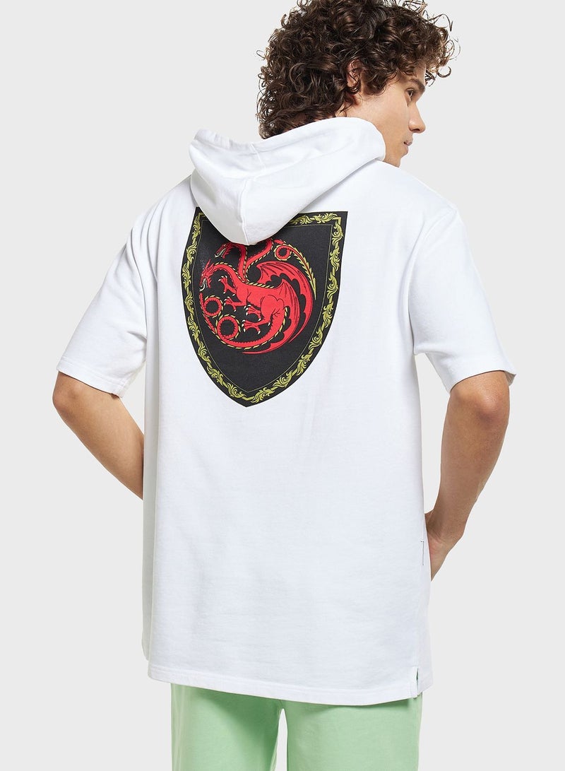 House Of The Dragon Print T-Shirt