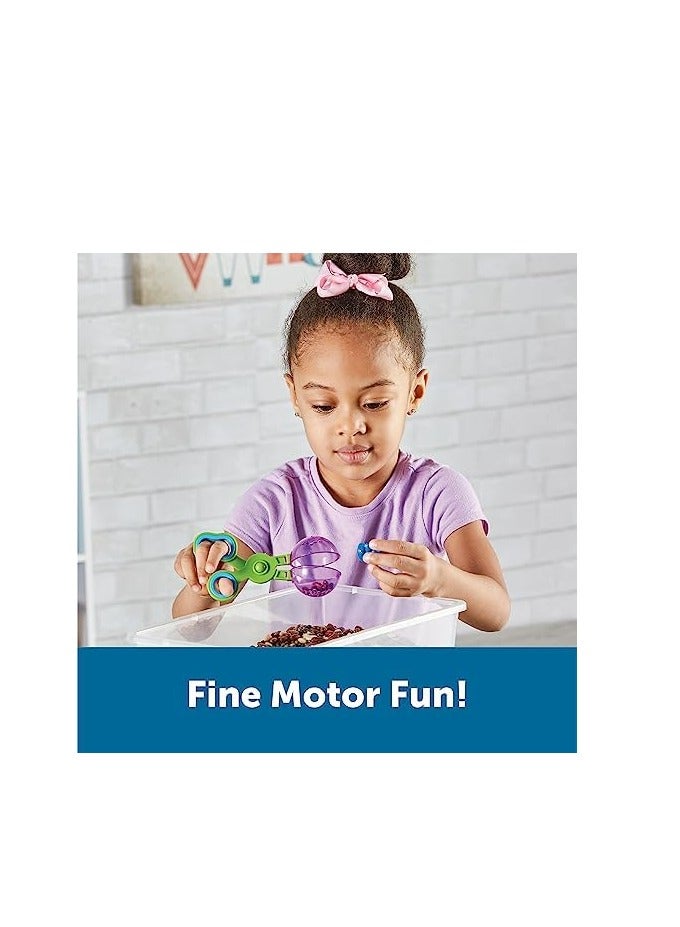 Learning Resources Handy Scoopers, Set Of 4 Fine Motor Skill Tools For Kids
