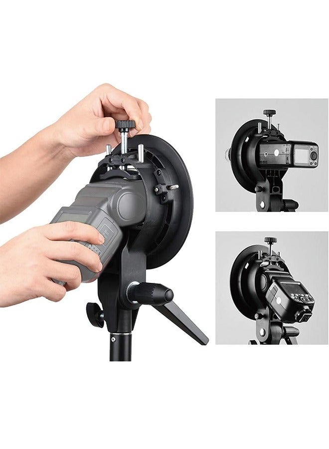 Godox S-Type Bracket Bowens S Mount Holder for Speedlite Flash Snoot Softbox Honeycomb